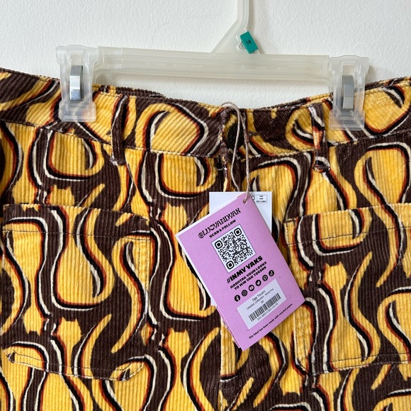 NWT Lucy and Yak - yellow and brown cords size 30 - Picture 10 of 10